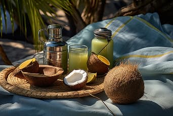 Coconut-themed-picnic